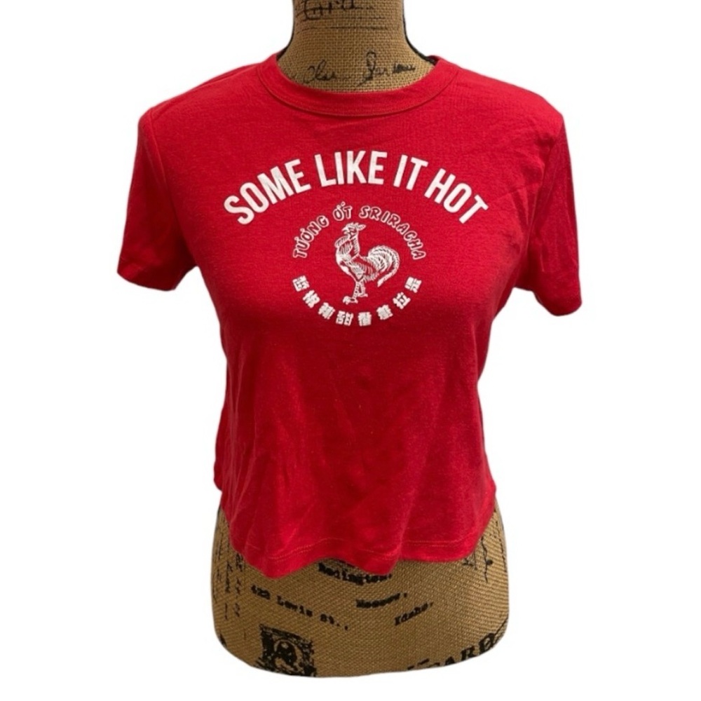 “Some Like It Hot” Sriracha Hot Sauce Crop Top